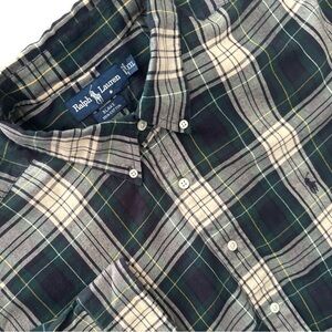 Polo Ralph Lauren Blake Blue Plaid XXL Button down shirt